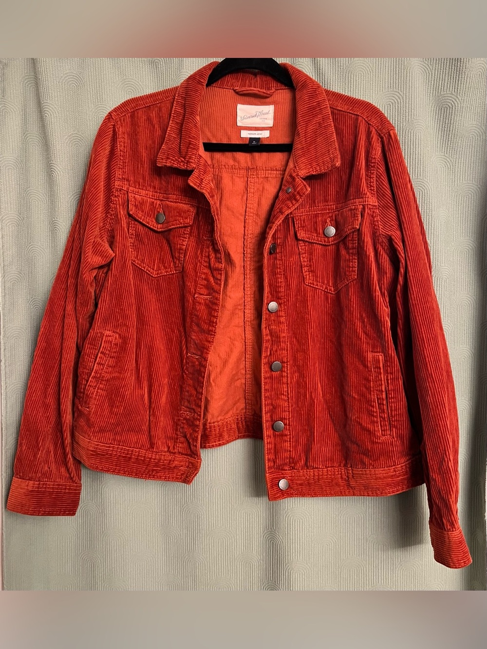 Universal Thread Corduroy Trucker Jacket - Rust
